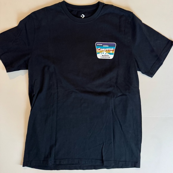 Converse Other - Converse Sierra Mountain Club Division Black Tee with Logo